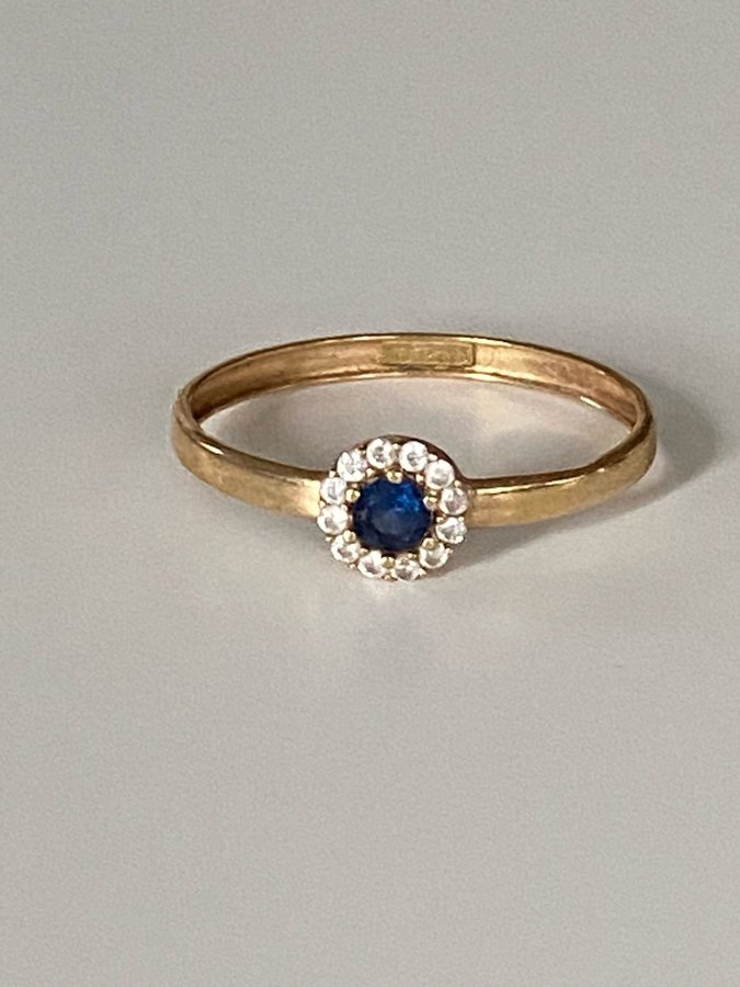 Ring guld 18K storlek 17,5 guldring