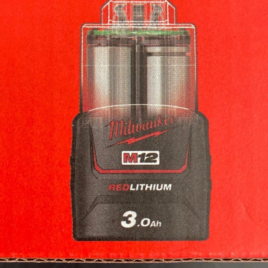 Milwaukee M12B3 30Ah batteri