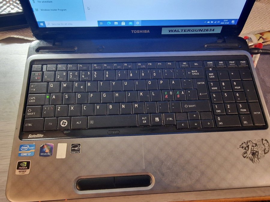 Toshiba Satellite Laptop