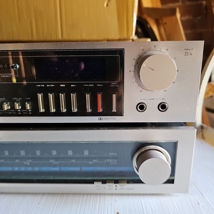 Pioneer kasettdeck o radio