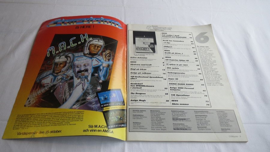 TIDNING / Oberoende COMPUTER NR 6 - 1987 - Commodore magasin