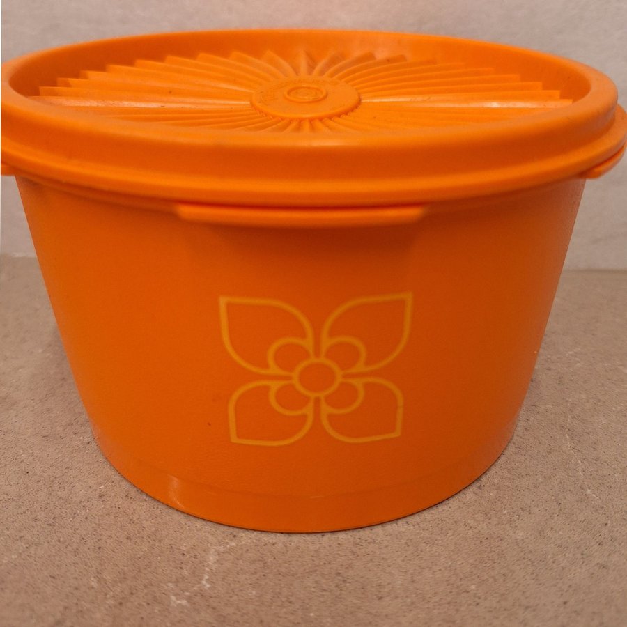 Tupperware Set Kanna och Burkar för Bakelser i Orange