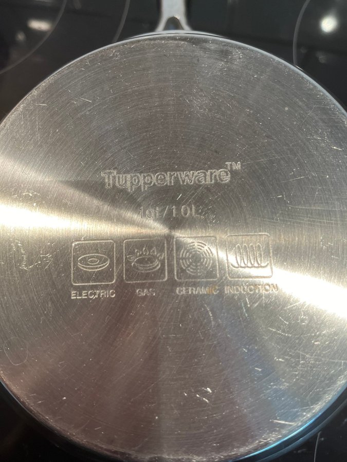 Tupperware kastrull 1 liter chef series