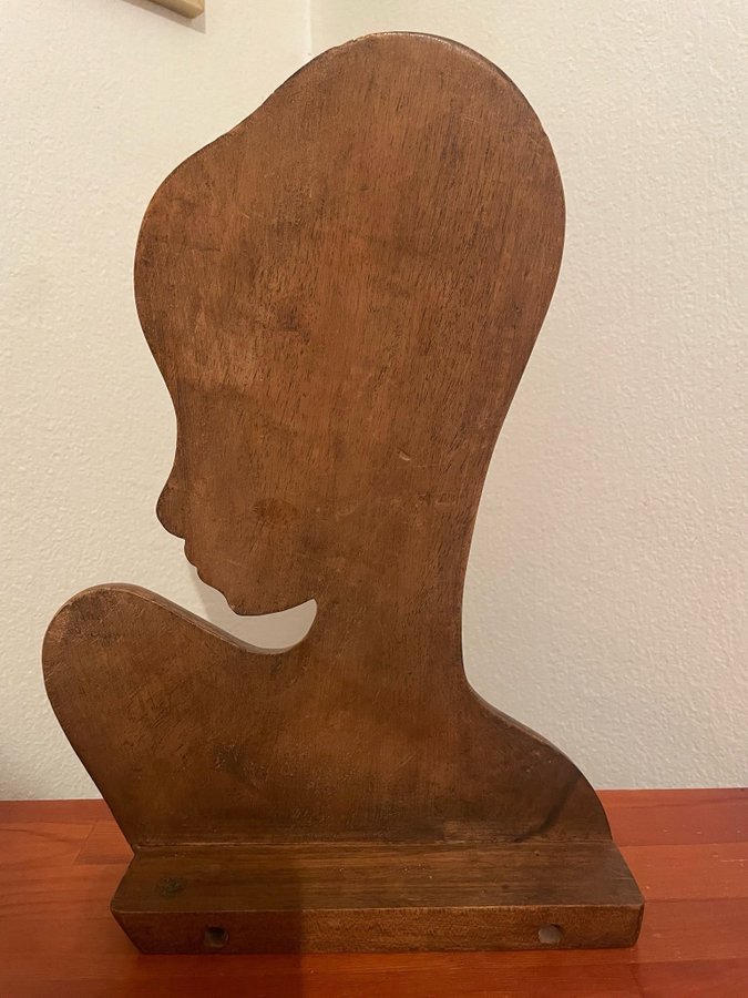 Träsnidad afrikansk skulptur / figurin i trä - troligen Hagenhauer ?” ART DECO"