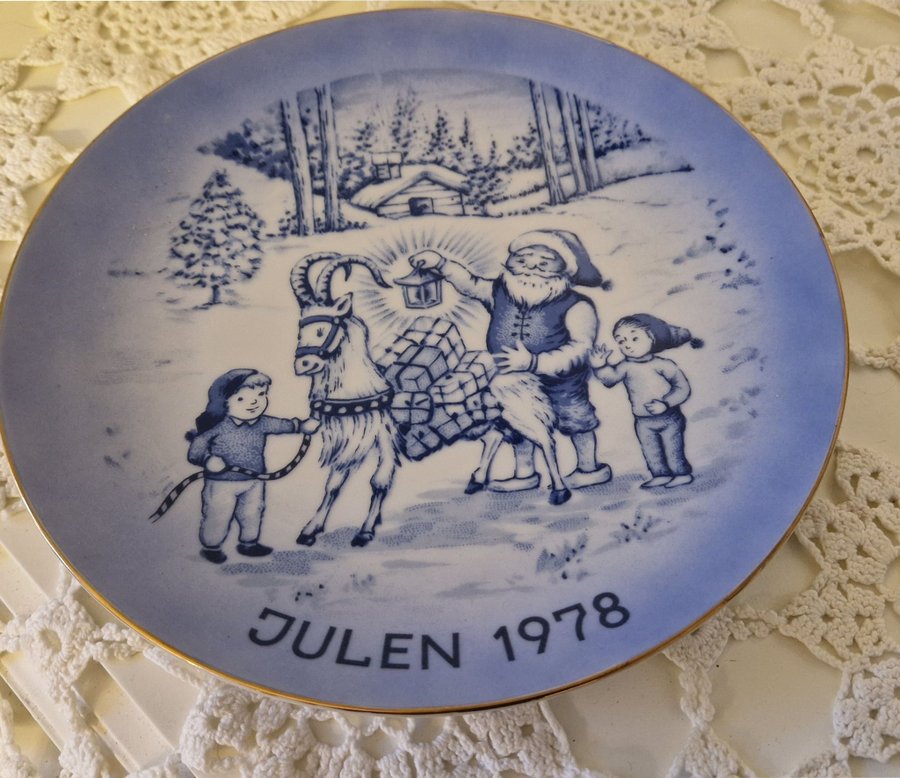 Superfin Julen 1978 - Tallrik