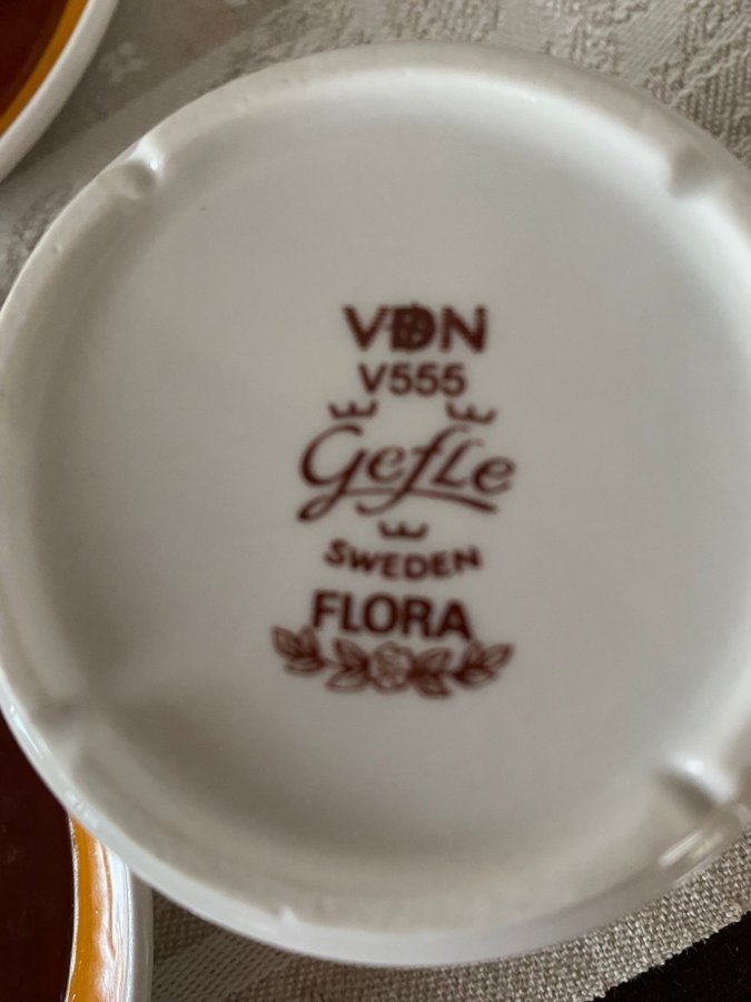 Gefle Flora Koppar  Fat