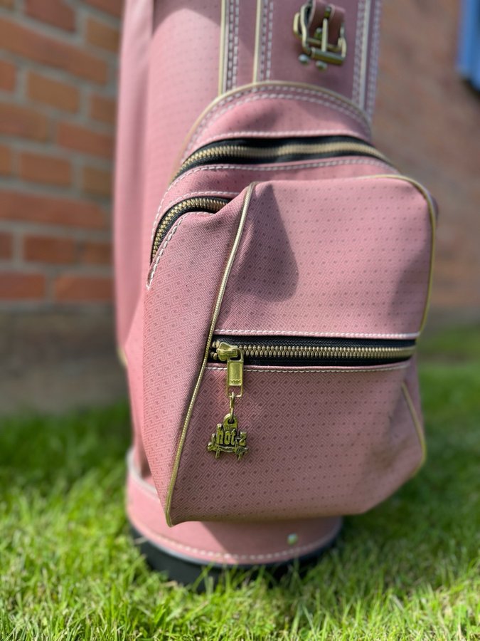 Vintage Golfbag i rosa