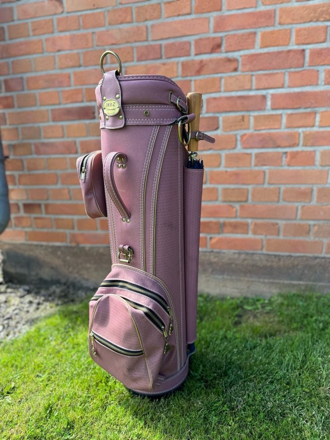 Vintage Golfbag i rosa