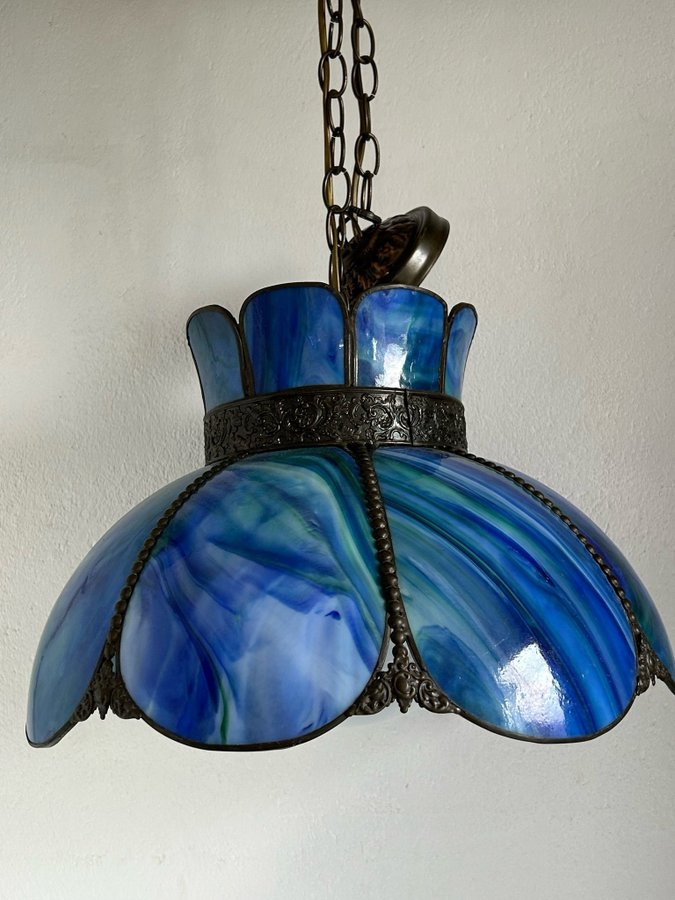 Stained Glass Taklampa