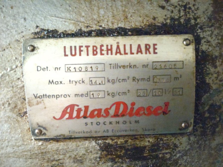 Atlas Luftkompressor från 1951