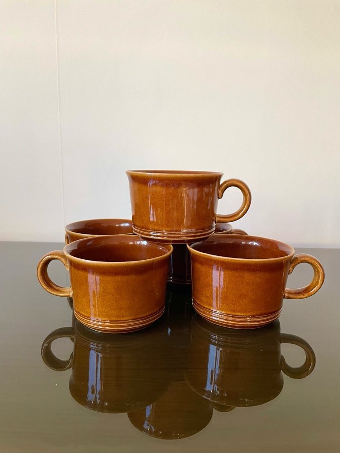 5st tekopp/kaffekopp Ikea ID Höganäs keramik stoneware sweden