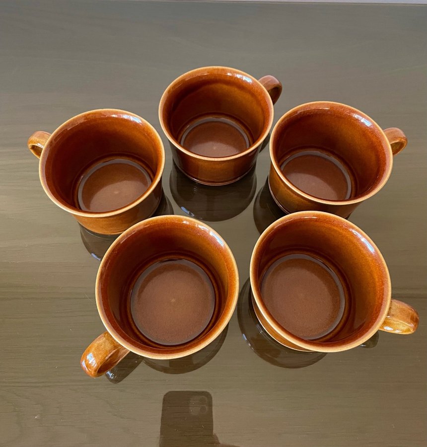 5st tekopp/kaffekopp Ikea ID Höganäs keramik stoneware sweden