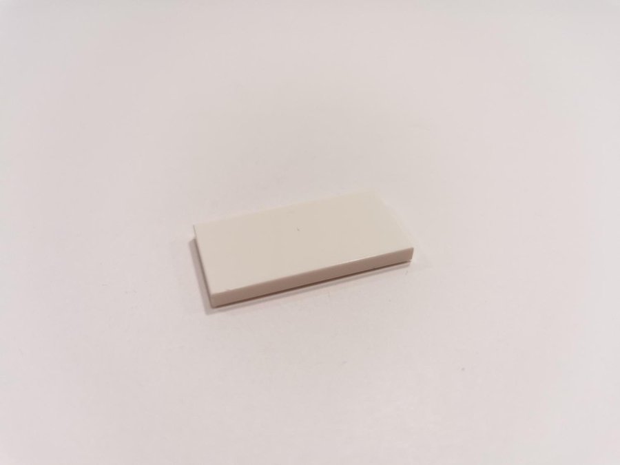 Lego - tile - slät - bas - 2x4 - part 87079 - vit