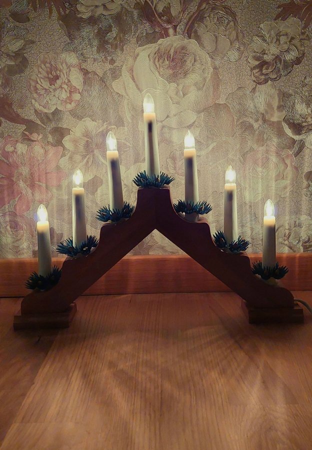 Adventljusstake • Ljusstake • Advent • 7-armad • Konst Smide design