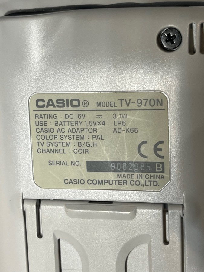 Casio - Ti-Sta LCD Color Television TV-970 - Fungerande