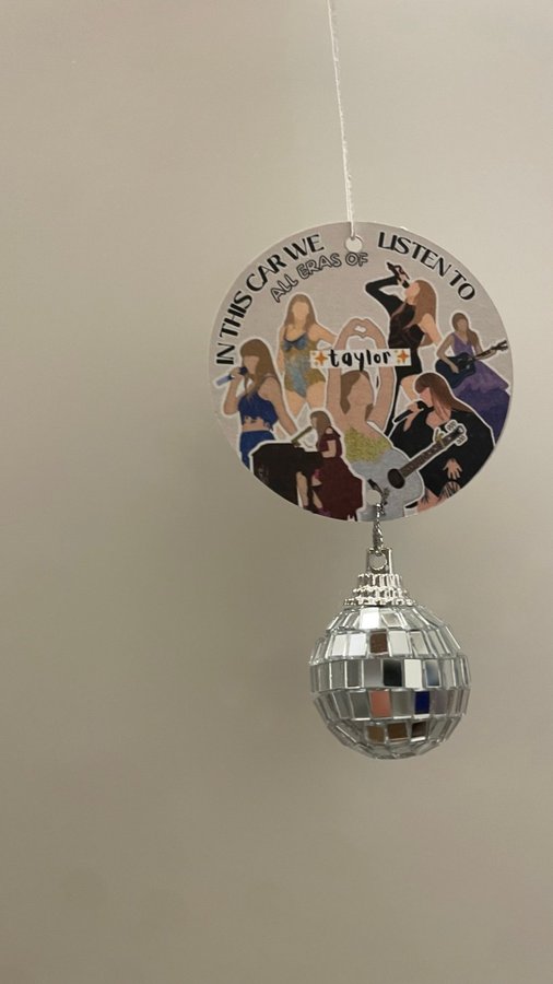 Taylor Swift Swiftie Car freshener Scented Decoration Party disco ball mirror