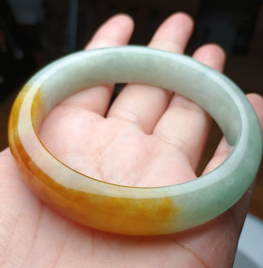 Äkta natur Jade armring.