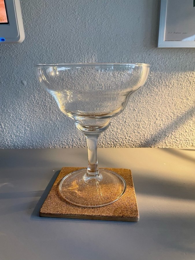 8 st stora vackra gamla Cup Dessert glas 14cm höga