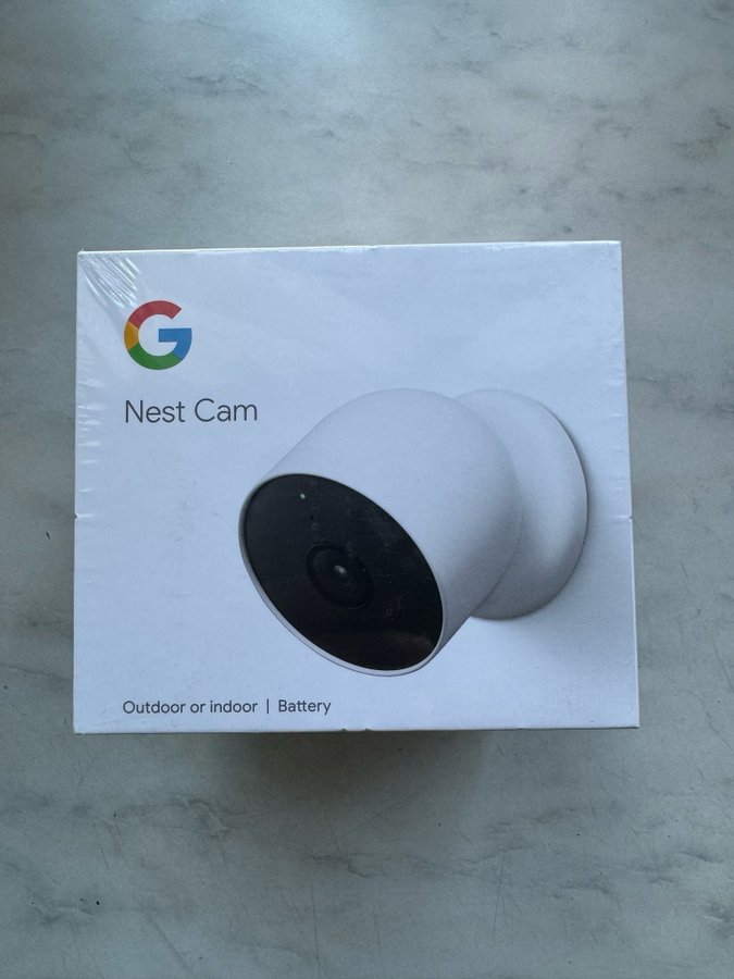 Google Nest Cam trådlös övervakningskamera utomhus / inomhus