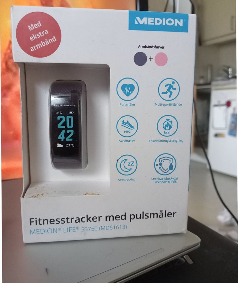 Fitness tracker med pulsmåler