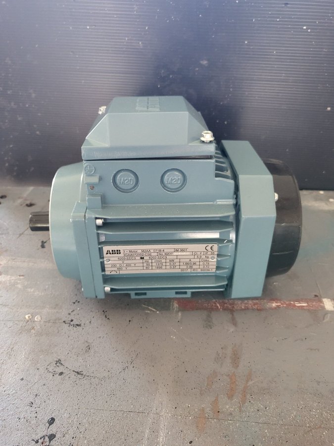 Helt ny Abb elmotor 230 D/ 400 Y