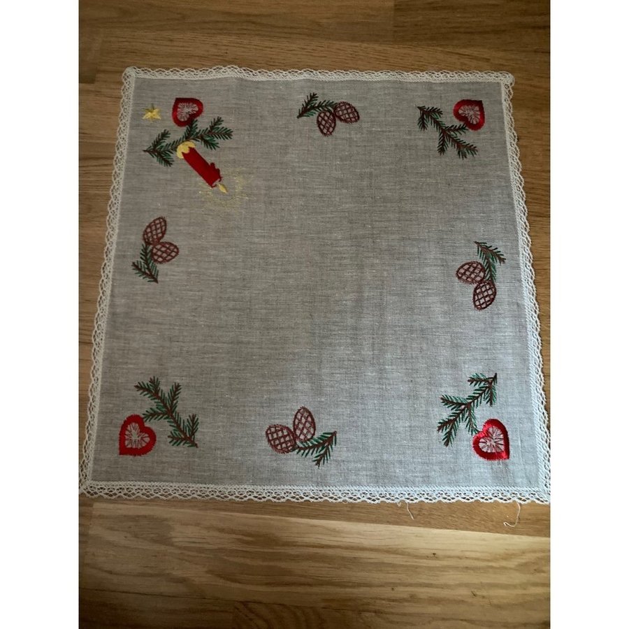 Vintage retro broderad julduk jul duk