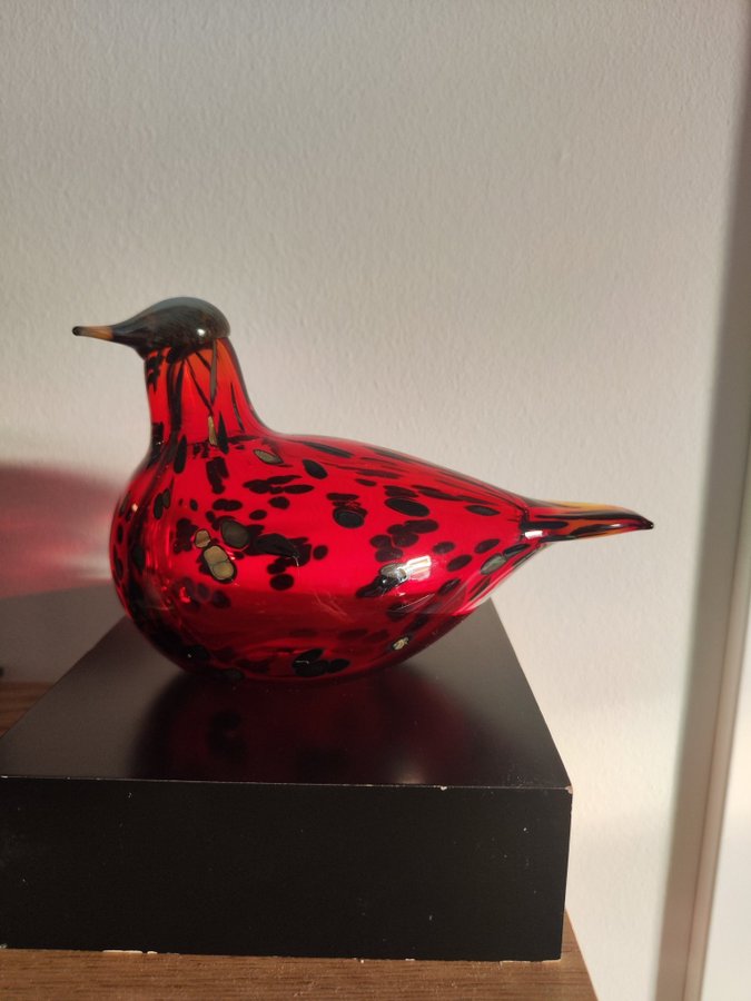 Oiva Toikka ruby bird Iittala