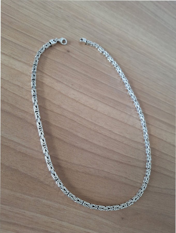 Kejsarlänk Fyrkantig - Halsband 50cm