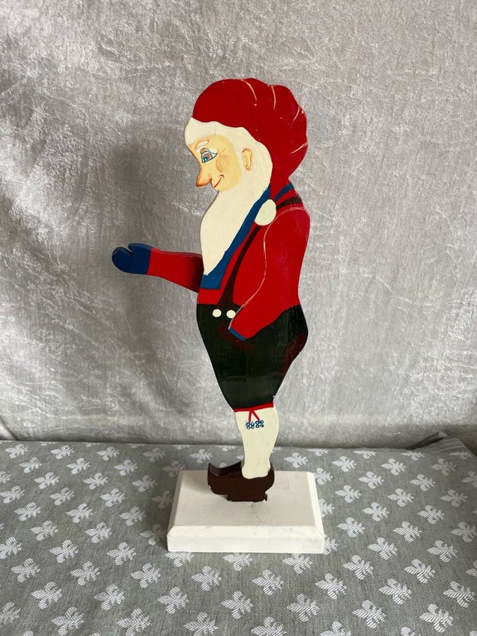 Svensk Design Handgjord Tomte Figur