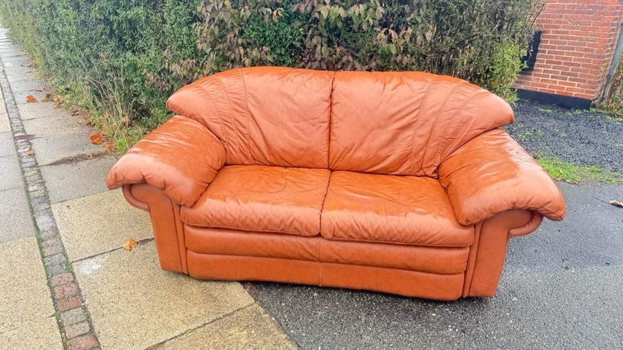 Læder Sofa