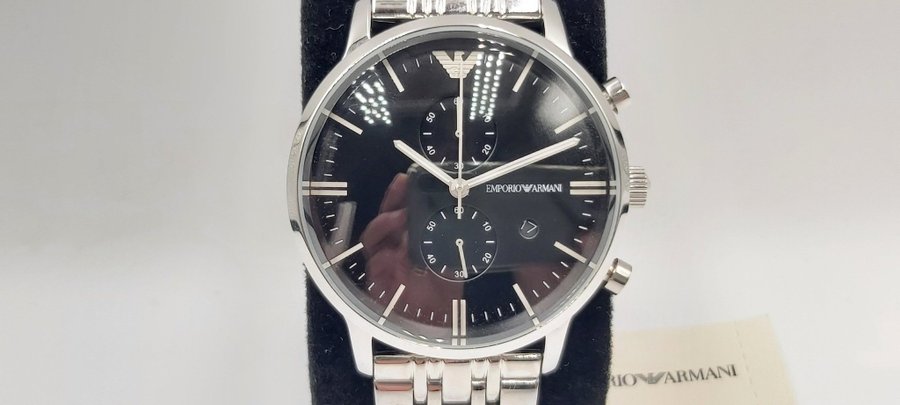 Emporio Armani Gianni AR80009 Chronograaf Herenhorloge nieuw