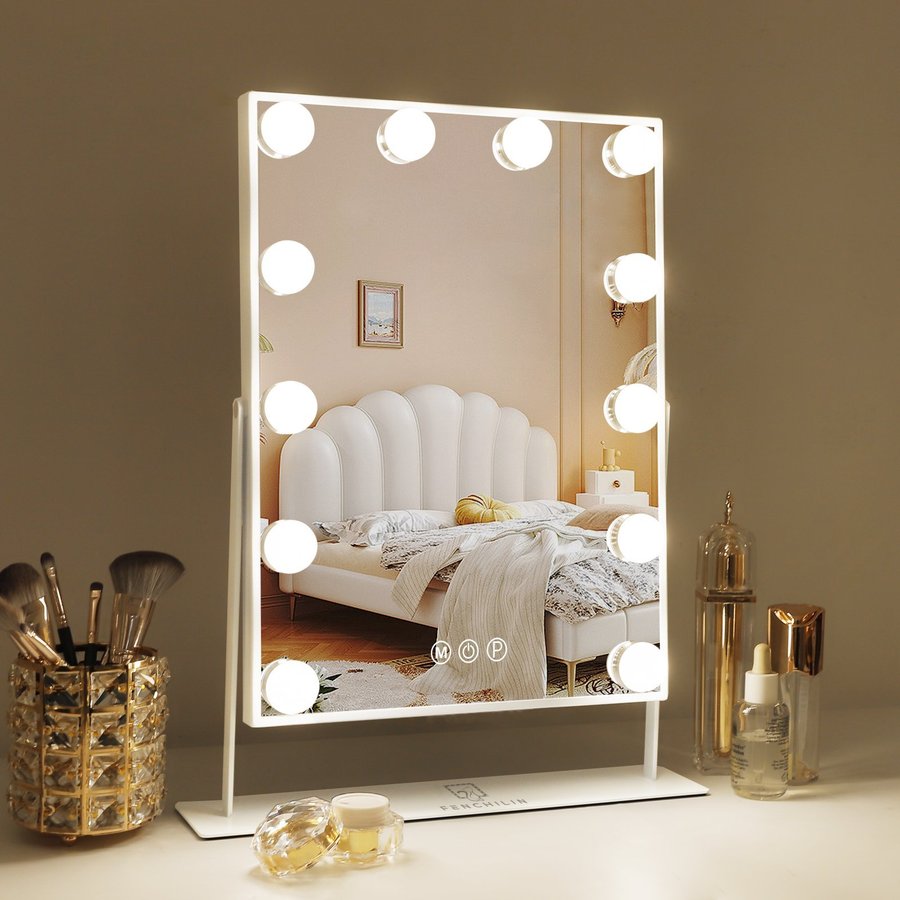 30x41cm FENCHILIN Hollywood Vanity Mirror with Lights Free Shipping