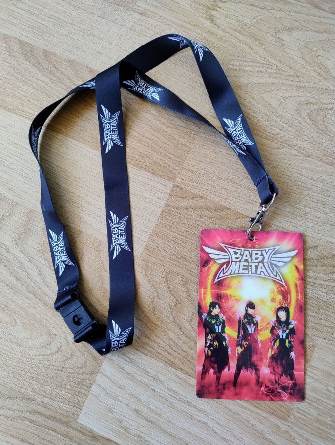 Baby metal lanyard nyckelband