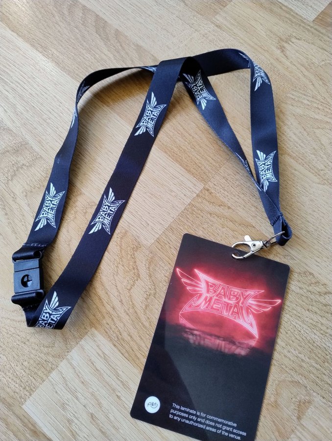 Baby metal lanyard nyckelband