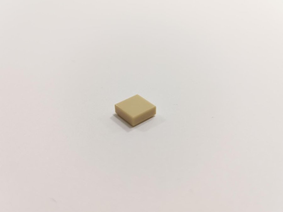 Lego - tile - slät - 1x1 - part 3070 - ljusbiege (tan)