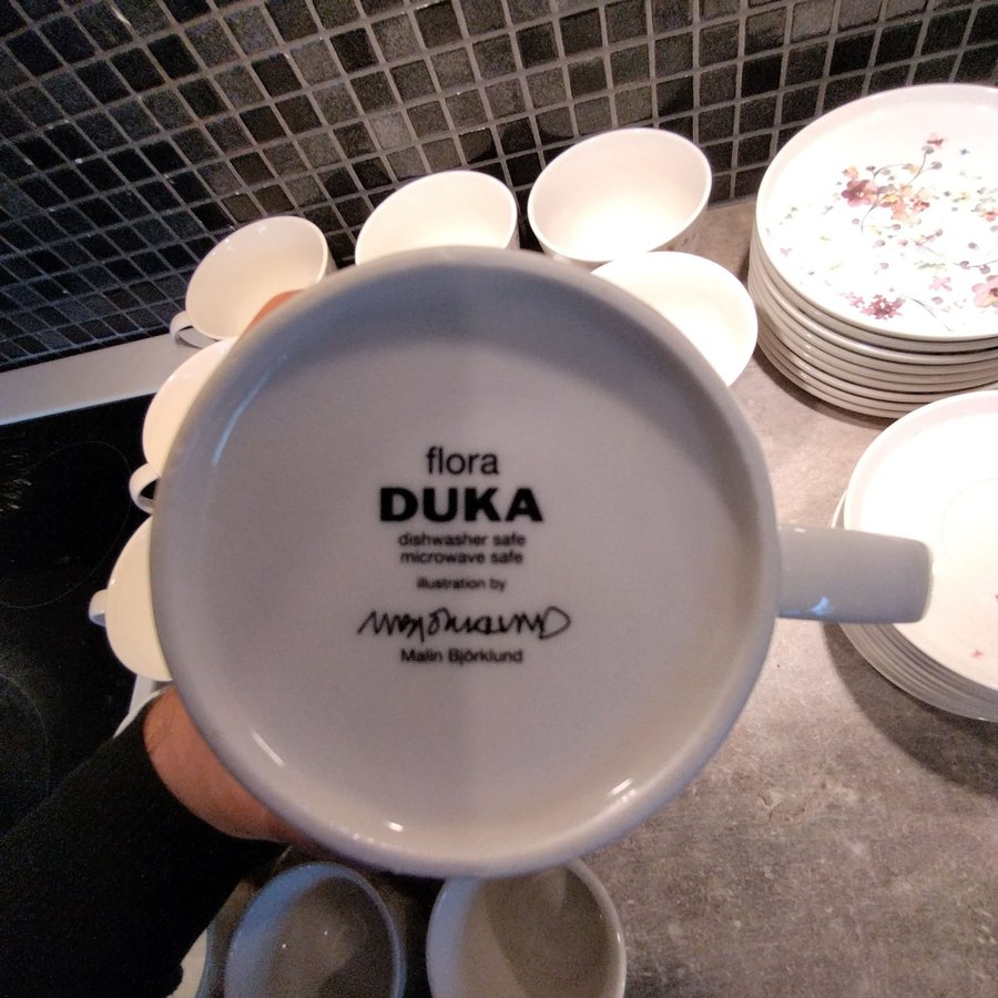 DUKA flora porslin