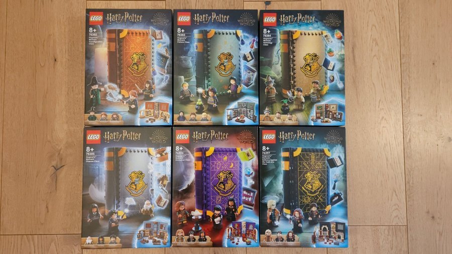 Lego Harry Potter alla sex böcker/lektioner NYA