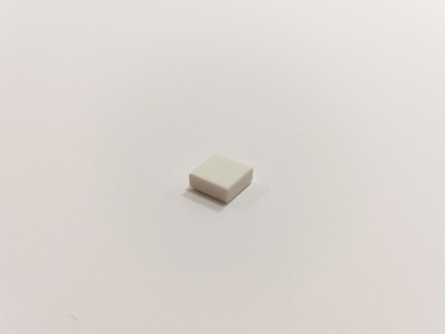 Lego - tile - slät - 1x1 - part 3070 - vit