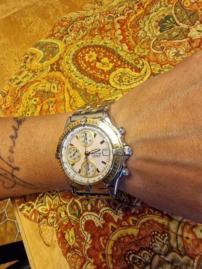 Breitling Chronomat Mother of Pearl D13350