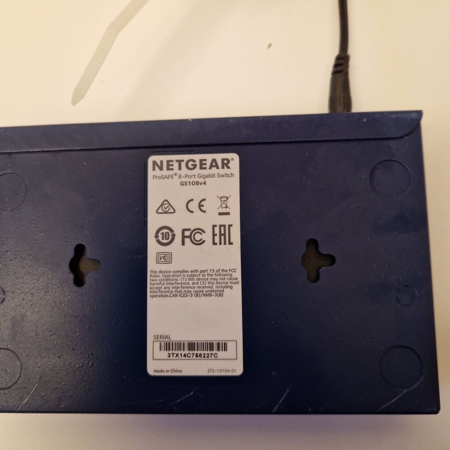 NETGEAR Prosafe Gigabit Switch GS108v4