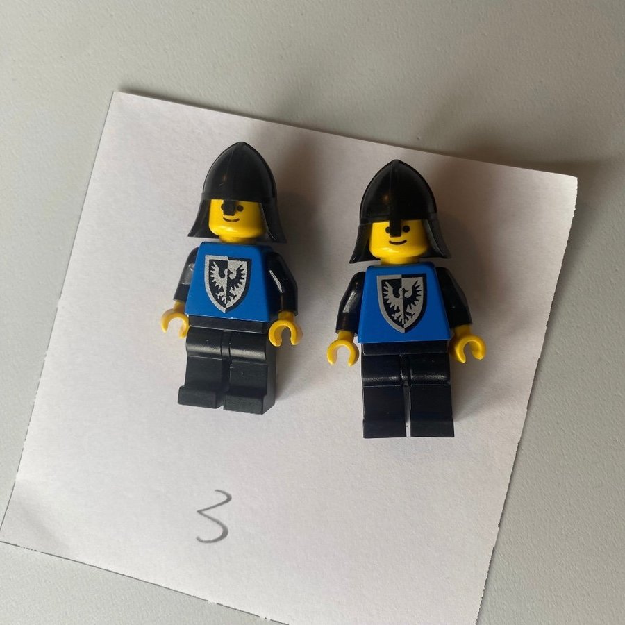 2 st LEGO Minifigurer - Riddare falcons (cas101)