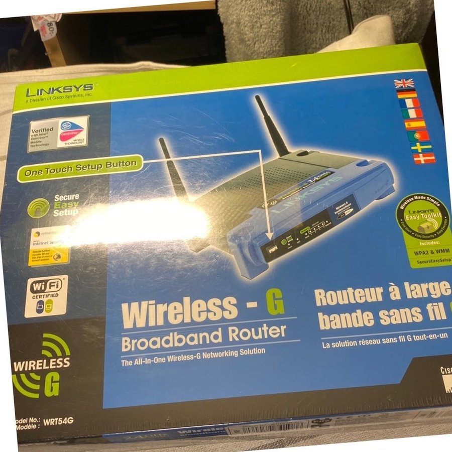 Linksys WRT54G Trådlös-G Bredbandsrouter