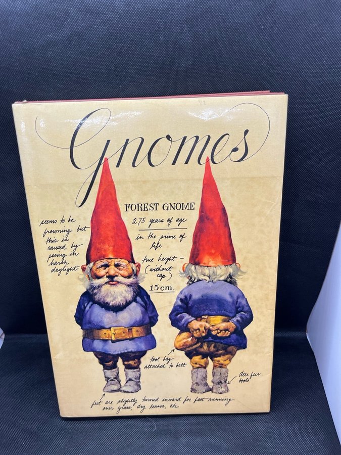 Vintage bok. 1:a upplaga.Gnomes. (Tomtar)