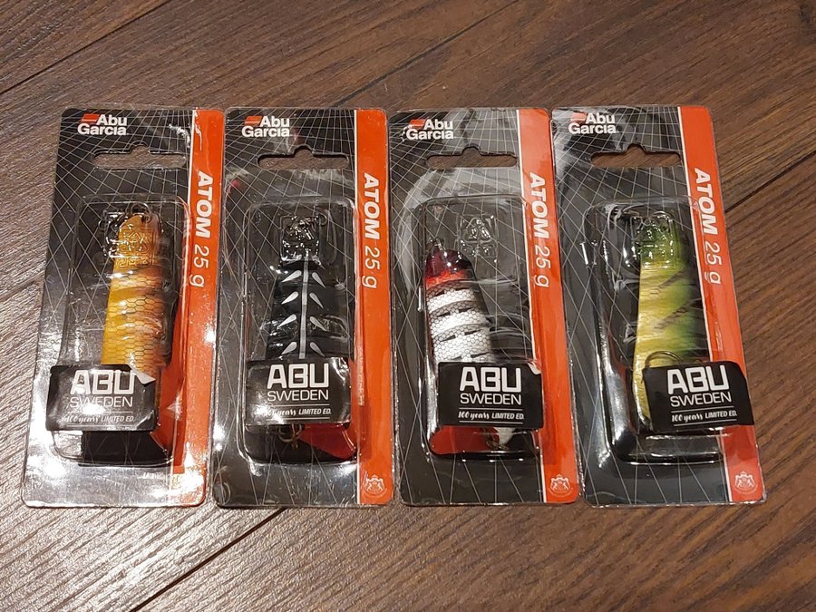 Abu Garcia Atom 25g 100 Yers x4