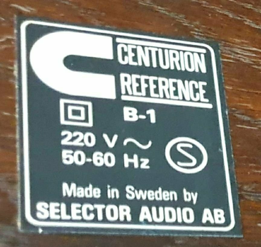 Centurion Reference S-1 Högtalare och B-1 subbas.