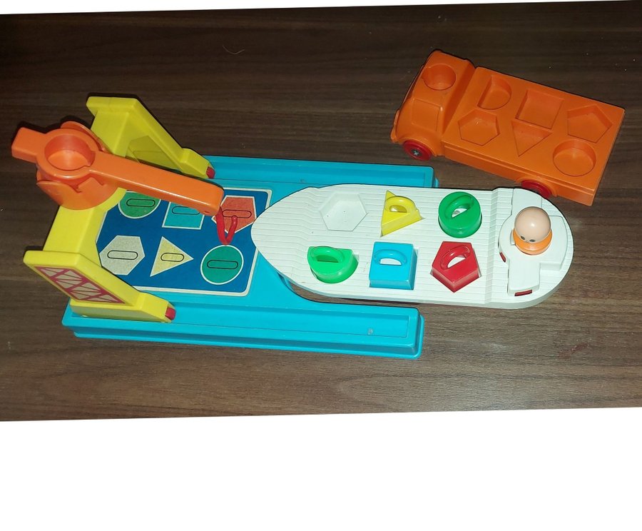 Fisher Price Leksaksbåt med kran och lastbil