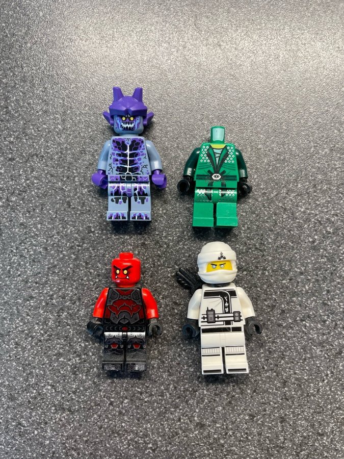 4 st Lego Ninjago Minifigurer