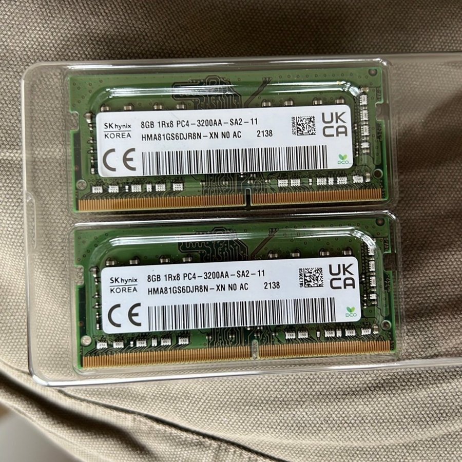 2x 8GB DDR4 RAM