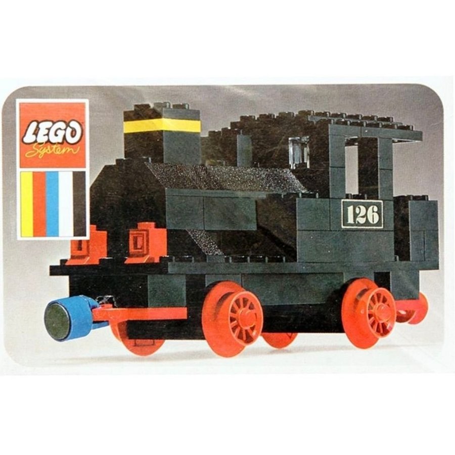 LEGO 126 Ånglok (1970) + spår