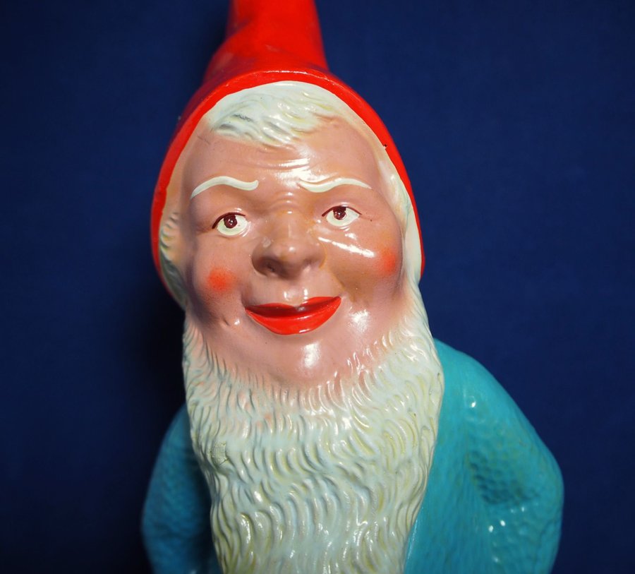 Tomte, figurin, terrakotta, Gräfengroda, VEB Terra DDR, vintage retro